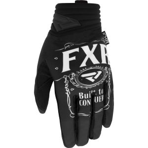 FXR Prime MX Gloves - Conquer Black / White